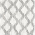 Nuwallpaper Grey Floating Trellis Peel  Stick Wallpaper NU2922